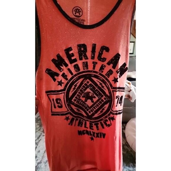 American Fighter Tank Mens Affliction Muscle Tee Shirt USA NWT XL CR10 Nice - Picture 2 of 6